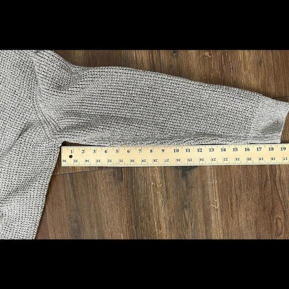 L.L. Bean Mens‎ Cotton Full Zip Cardigan Sweater Ribbed Tan Gold Size XL - Picture 5 of 6